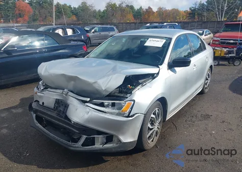 2013 Volkswagen Jetta 2.0L S из США, поврежденный, VIN 3VW2K7AJ3DM362746